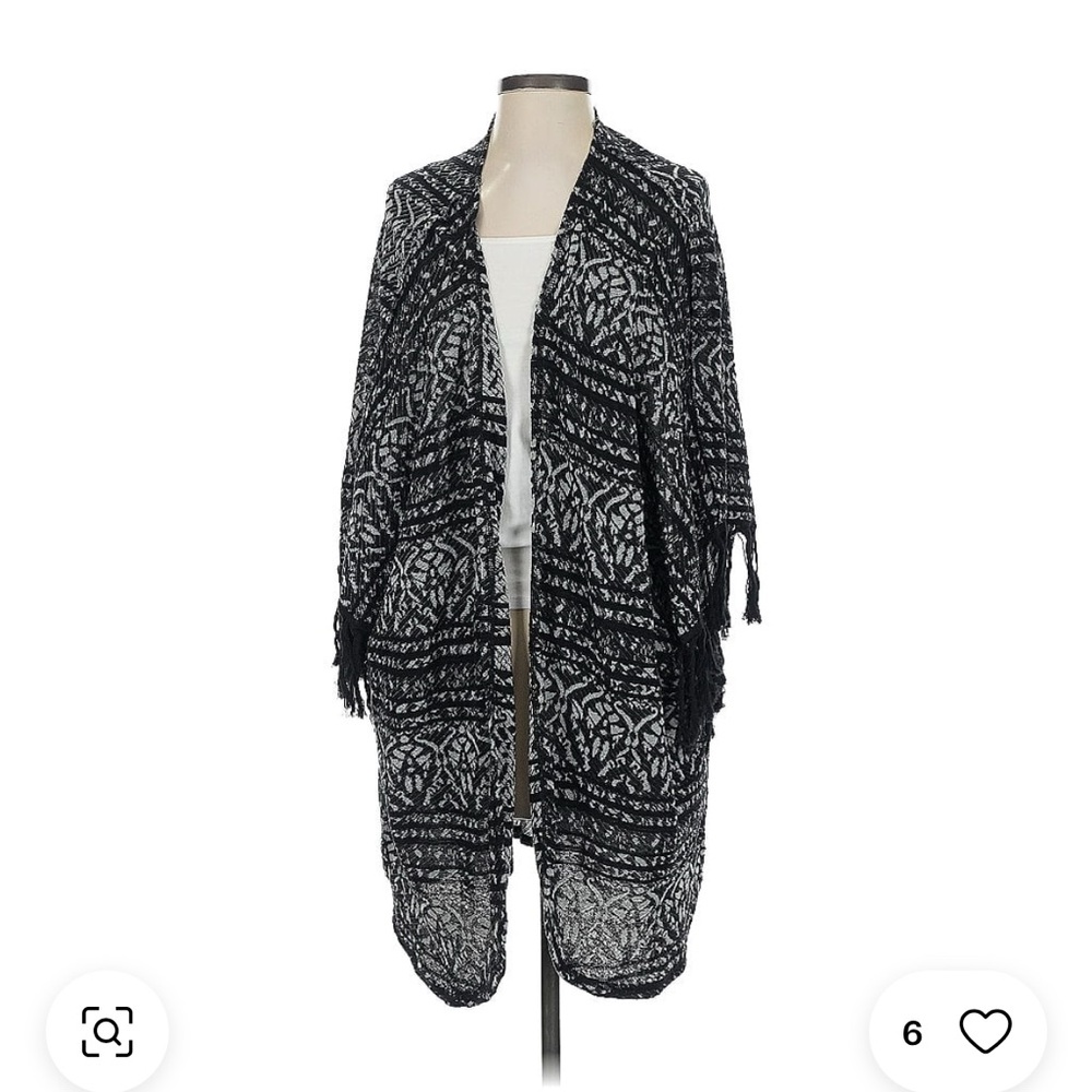 Free People Monochrome Textured Skirt